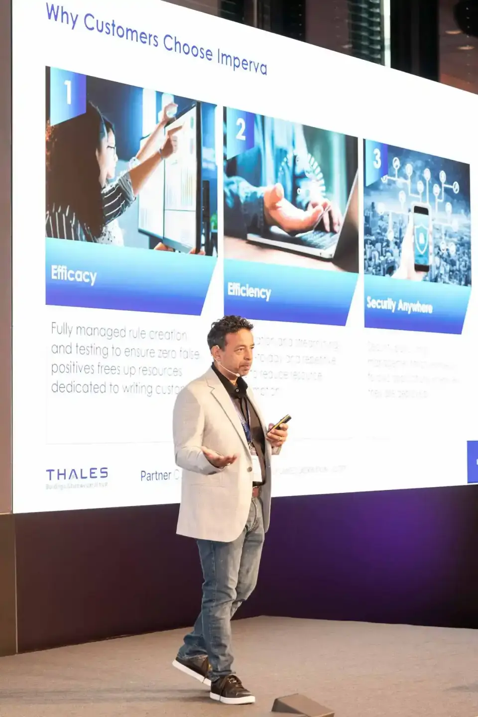 Eventfotograf präsentiert auf der Thales-Konferenz in Wien die drei Gründe für die Wahl von Imperva